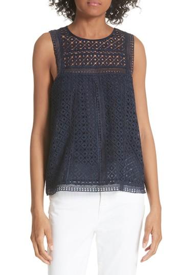 Women's Joie Esrel Lace Top - Blue
