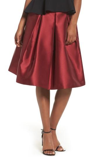 Women's Eliza J Pleated Mikado Skirt