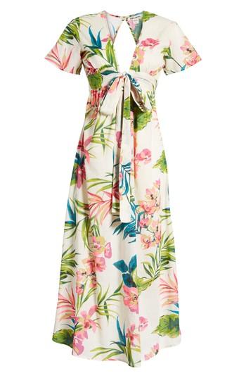 Women's Billabong Rolling Seas Print Midi Dress