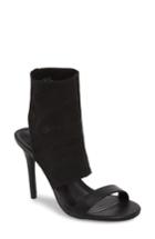 Women's Charles By Charles David Remote Sock Cuff Sandal M - Black