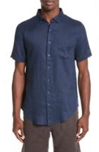 Men's Onia Jack Linen Sport Shirt - Blue