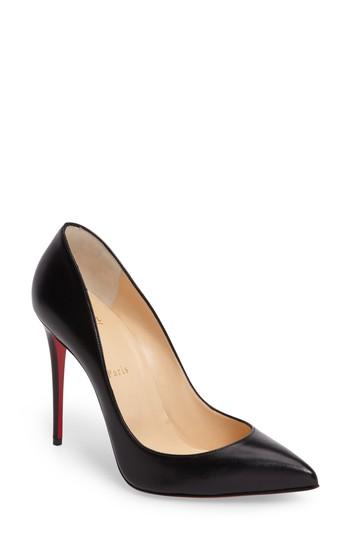 Women's Christian Louboutin Pigalle Follies Pointy Toe Pump Us / 36eu - Black