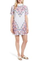 Women's Kas New York Fleur Embroidered Cotton Minidress - White