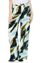 Women's Vince Camuto Breezy Leaves Wide Leg Pants - White