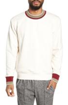 Men's Twenty Pride Mock Neck Sweatshirt, Size - Ivory