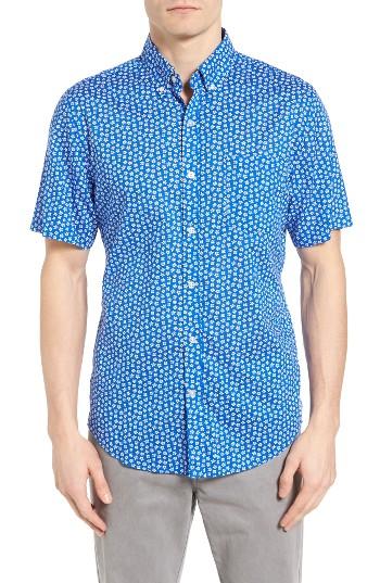 Men's Vineyard Vines Woodblock Floral Murray Slim Fit Sport Shirt