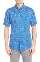 Men's Vineyard Vines Woodblock Floral Murray Slim Fit Sport Shirt