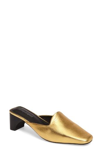 Women's Jeffrey Campbell Jenae Loafer Mule .5 M - Metallic