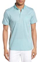 Men's Ted Baker London Zobelle Chevron Polo (s) - Green