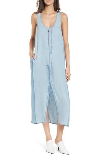 Women's Dl1961 Clermont Chambray Midi Dress - Blue