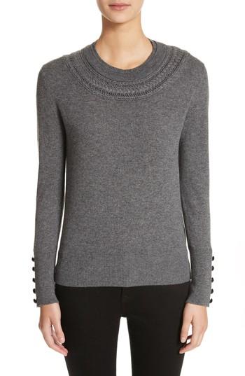 Women's Burberry Carapelle Cashmere Sweater - Red