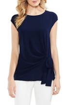 Women's Vince Camuto Tie Front Blouse, Size - Blue