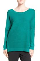 Women's Trouve Corrugated Stitch Pullover - Green
