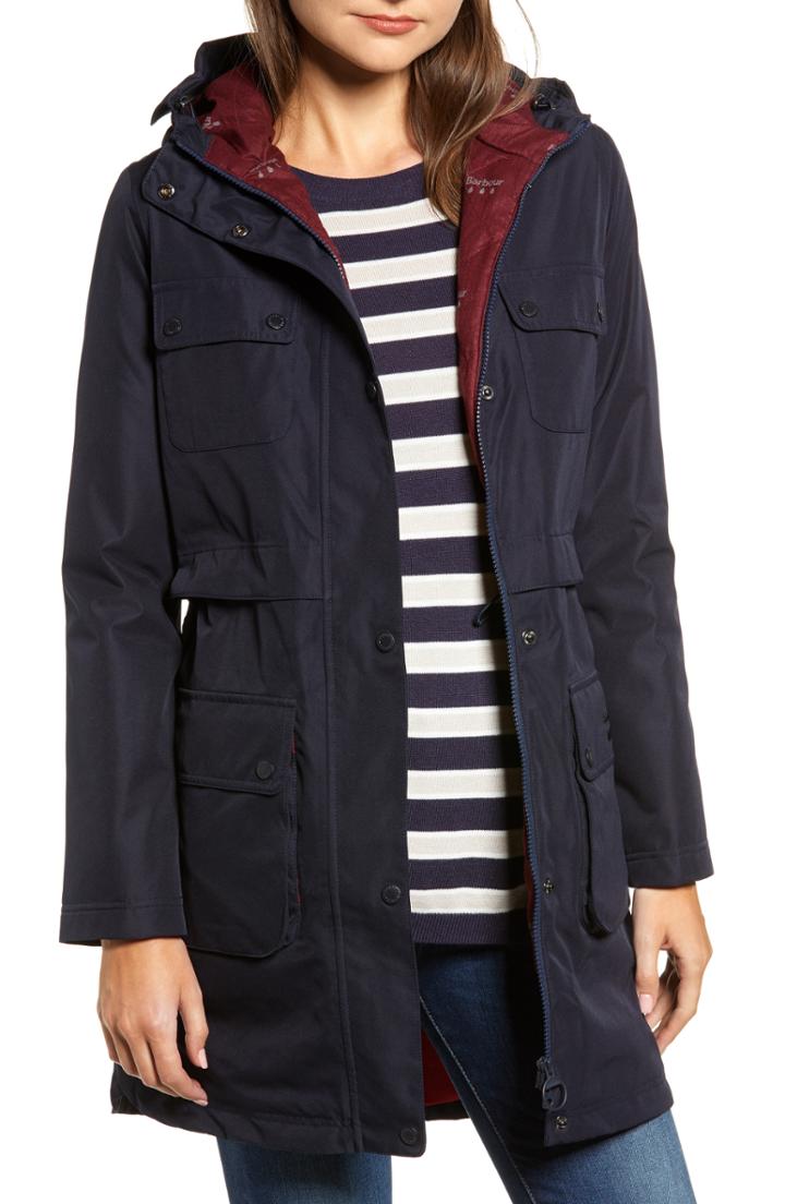 Women's Barbour Isobar Waterproof Jacket Us / 8 Uk - Blue