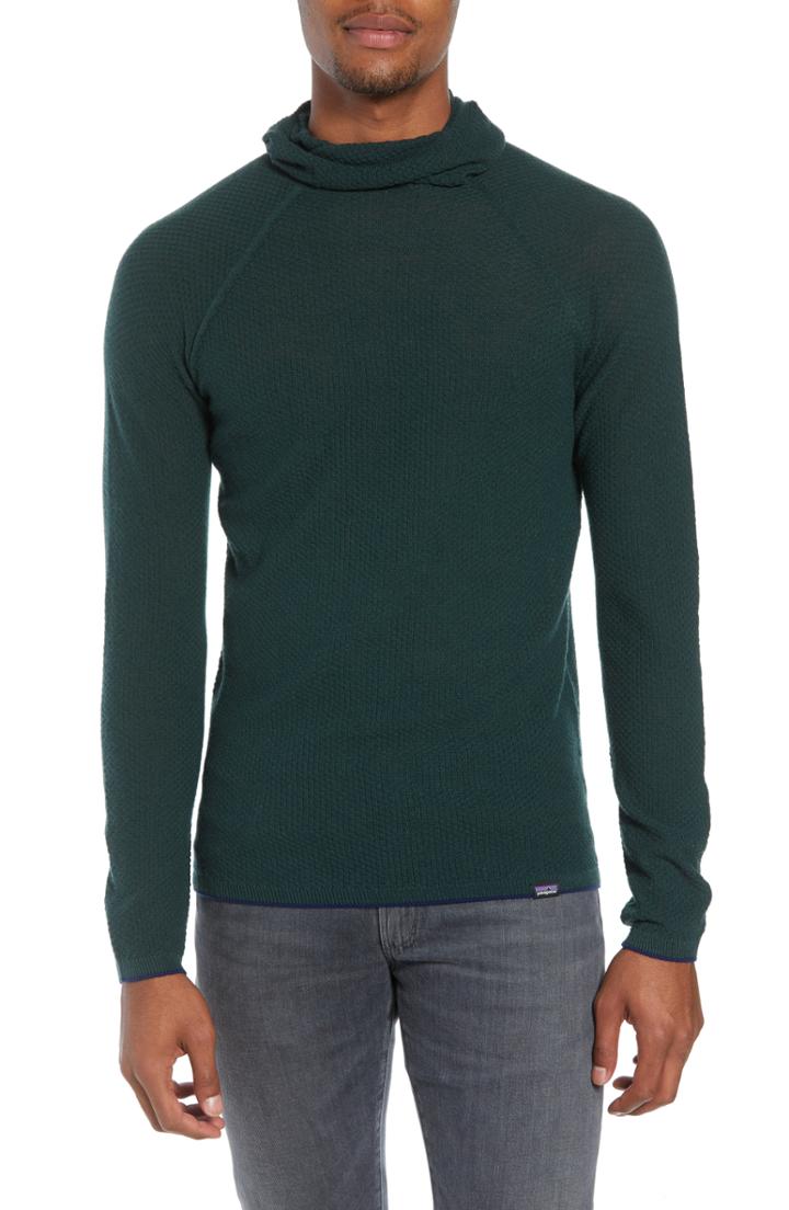Men's Patagonia Capilene Air Hoodie - Green