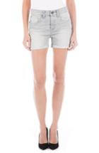Women's Fidelity Denim Jonesy High Waist Denim Shorts - Grey