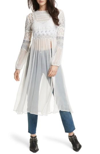 Women's Free People Sweet Sunny Days Tunic - Ivory