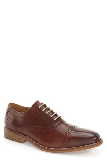 Men's G.h. Bass & Co. 'carnell' Cap Toe Oxford M - Brown