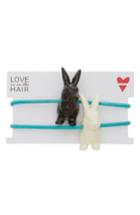 Love Is In The Hair Bunny 2-pack Hair Ties