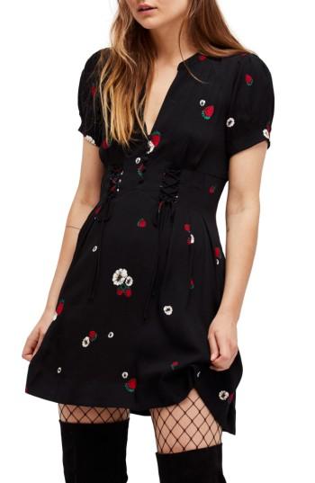 Women's Free People Dream Girl Dress - Black