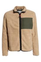 Men's Wesc Moritz Fleece Jacket, Size - Beige