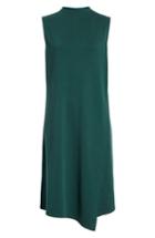 Women's Eileen Fisher Sleeveless Mock Neck Dress, Size - Green