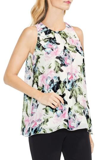 Women's Vince Camuto Glacier Floral Tank Top - White
