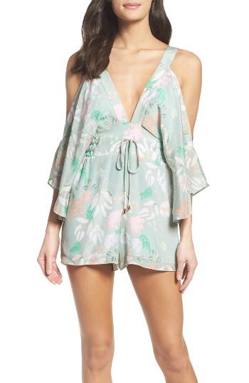 Women's Plum Pretty Sugar Good Fortune Silk Romper