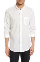 Men's Ag Grady Slim Fit Organic Cotton Sport Shirt, Size - White