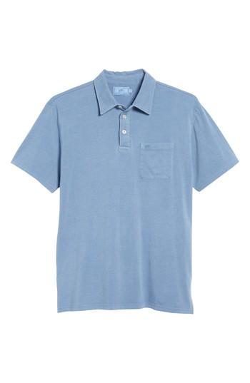 Men's Southern Tide Island Road Polo, Size - Blue