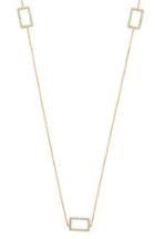 Women's Bony Levy Three Rectangle Diamond Station Necklace (nordstrom Exclusive)