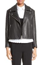 Women's Yigal Azrouel Studded Leather Jacket - Black