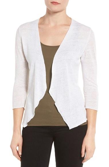 Women's Nic+zoe Open Blazer Cardigan - White