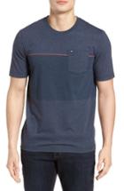 Men's Travis Mathew Jeramie Stripe Pocket T-shirt - Blue