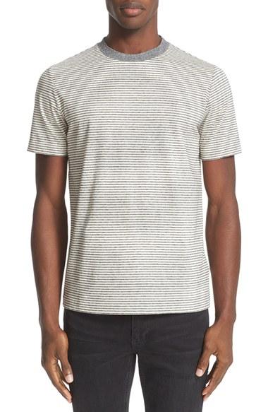Men's Ps Paul Smith Stripe T-shirt - Grey