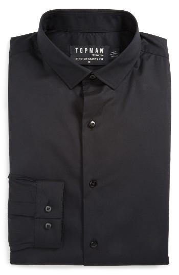 Men's Topman Skinny Fit Stretch Dress Shirt