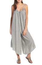 Women's Billabong Del Sur Stripe Jumpsuit - Black