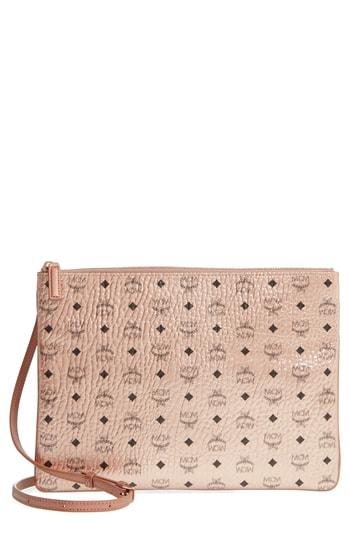 Mcm Visetos Original Pouch - Metallic
