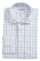 Men's Ledbury Slim Fit Check Dress Shirt - Yellow