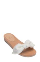 Women's Bill Blass Carmen Slide Sandal .5 M - White