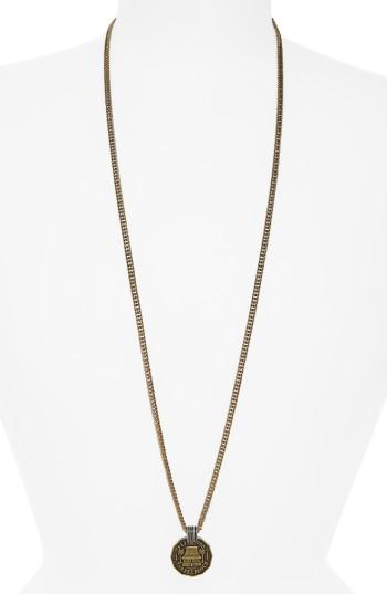 Women's Half United Fijian Coin Pendant Necklace