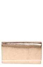 Nordstrom Metallic Snake-embossed Faux Leather Bar Clutch -