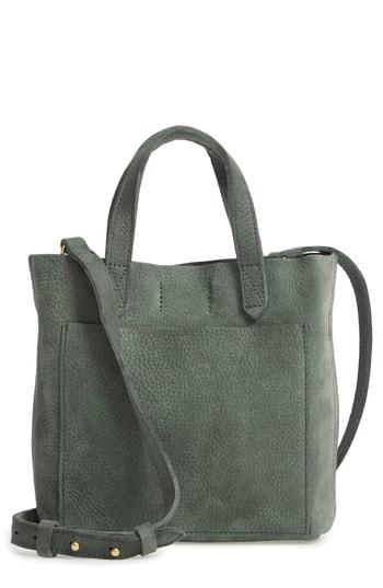 Madewell Small Transport Leather Crossbody - Green