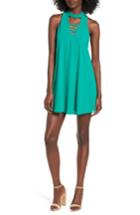 Women's Speechless Keyhole Mock Neck Dress