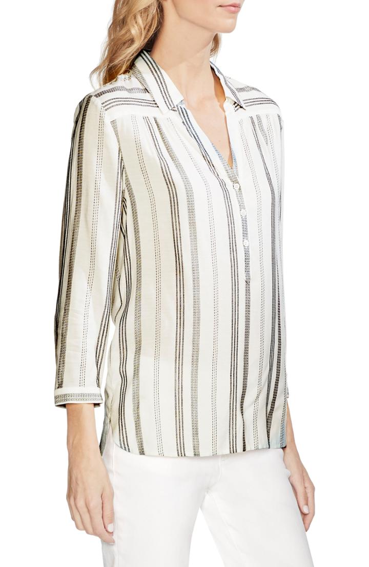 Women's Vince Camuto Stripe Top - Black