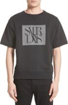 Men's Saturdays Nyc Elliot Graphic T-shirt - Black
