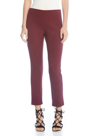 Women's Karen Kane Piper Pants - Burgundy