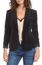 Women's Juicy Couture Track Velour Blazer - Black