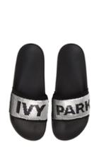 Women's Ivy Park Sequin Logo Slide Sandals .5us / 36eu M - Metallic