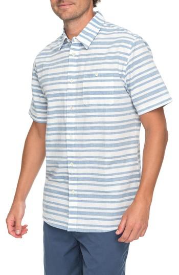Men's Quiksilver Waterman Collection Flying First Shirt - Blue